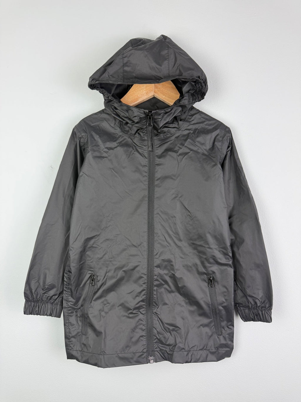 Ex Regatta Black Navy Packaway Rain Jacket - Unisex 2 - 13 Years - Back On The Shelves High Street Discount Outlet Online UK