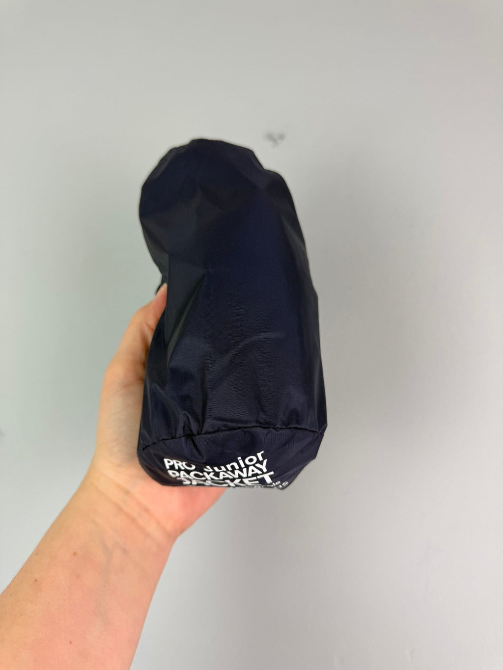 Ex Regatta Black Navy Packaway Rain Jacket - Unisex 2 - 13 Years - Back On The Shelves High Street Discount Outlet Online UK