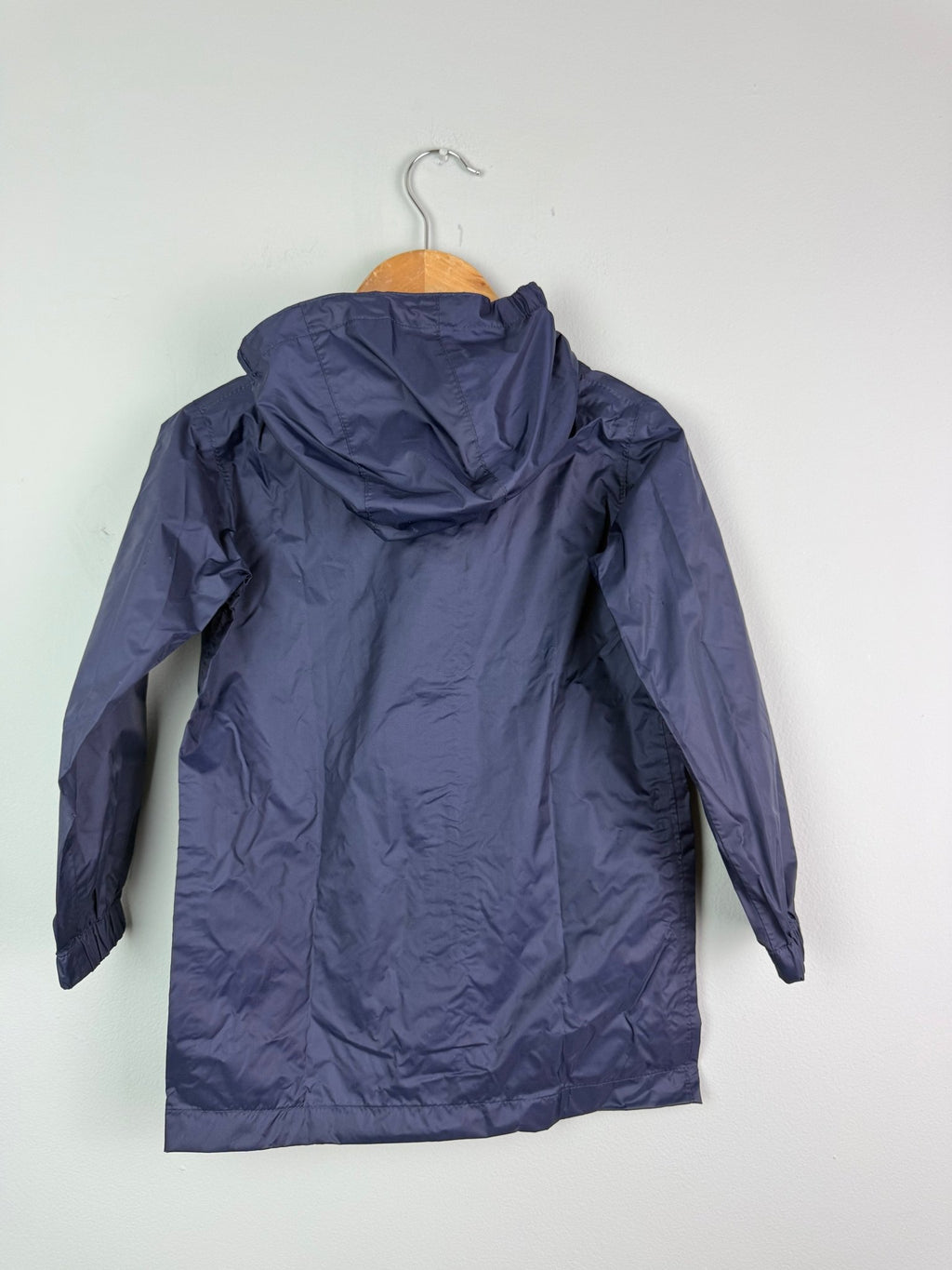 Ex Regatta Black Navy Packaway Rain Jacket - Unisex 2 - 13 Years - Back On The Shelves High Street Discount Outlet Online UK