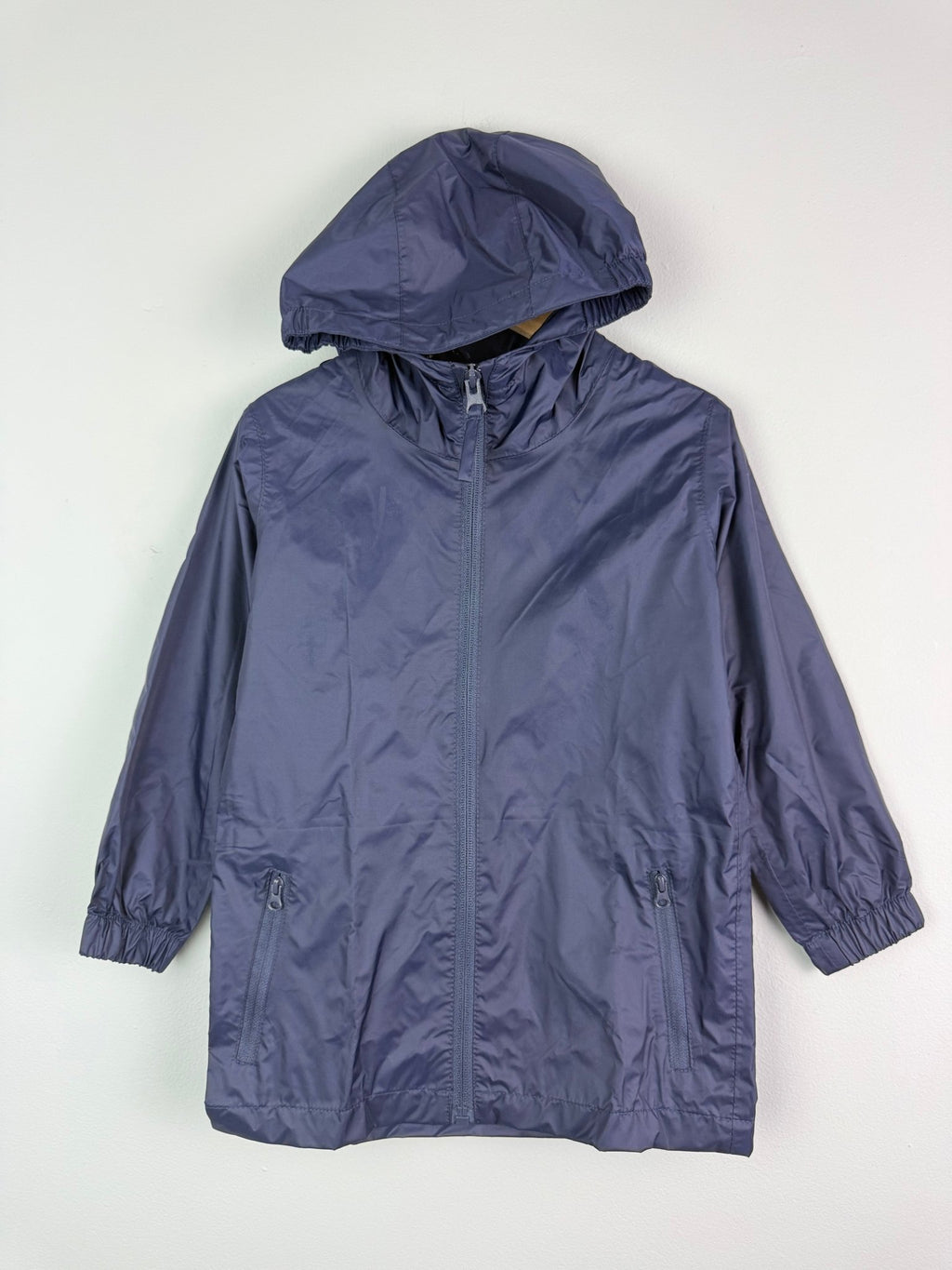 Ex Regatta Black Navy Packaway Rain Jacket - Unisex 2 - 13 Years - Back On The Shelves High Street Discount Outlet Online UK
