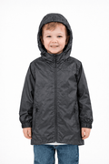 Ex Regatta Black Navy Packaway Rain Jacket - Unisex 2 - 13 Years - Back On The Shelves High Street Discount Outlet Online UK