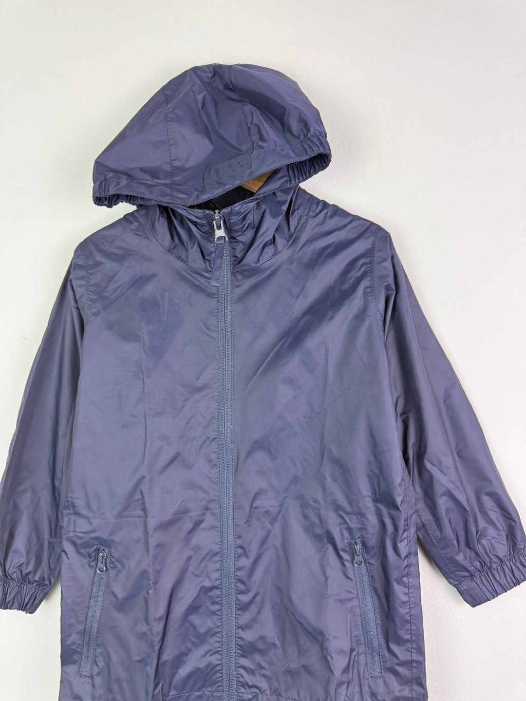Ex Regatta Black Navy Packaway Rain Jacket - Unisex 2 - 13 Years - Back On The Shelves High Street Discount Outlet Online UK