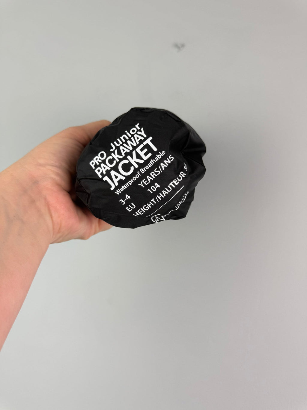 Ex Regatta Black Navy Packaway Rain Jacket - Unisex 2 - 13 Years - Back On The Shelves High Street Discount Outlet Online UK