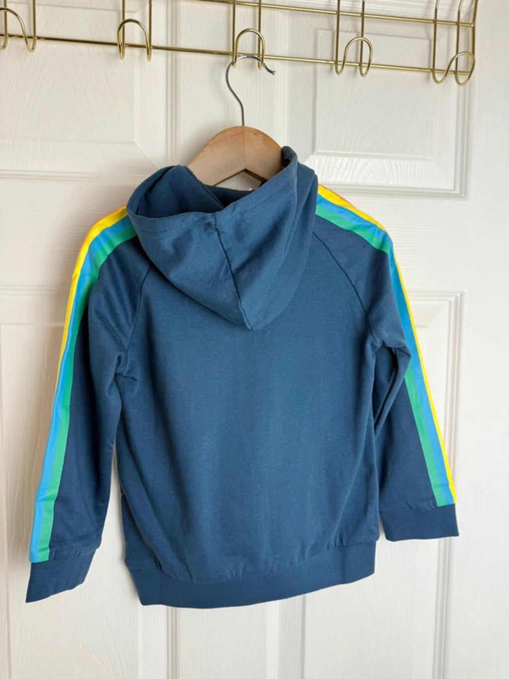 NEW Peppa Pig Navy Rainbow 100% Cotton Hoodie - Girls 3 - 4 Years - Back On The Shelves High Street Discount Outlet Online UK