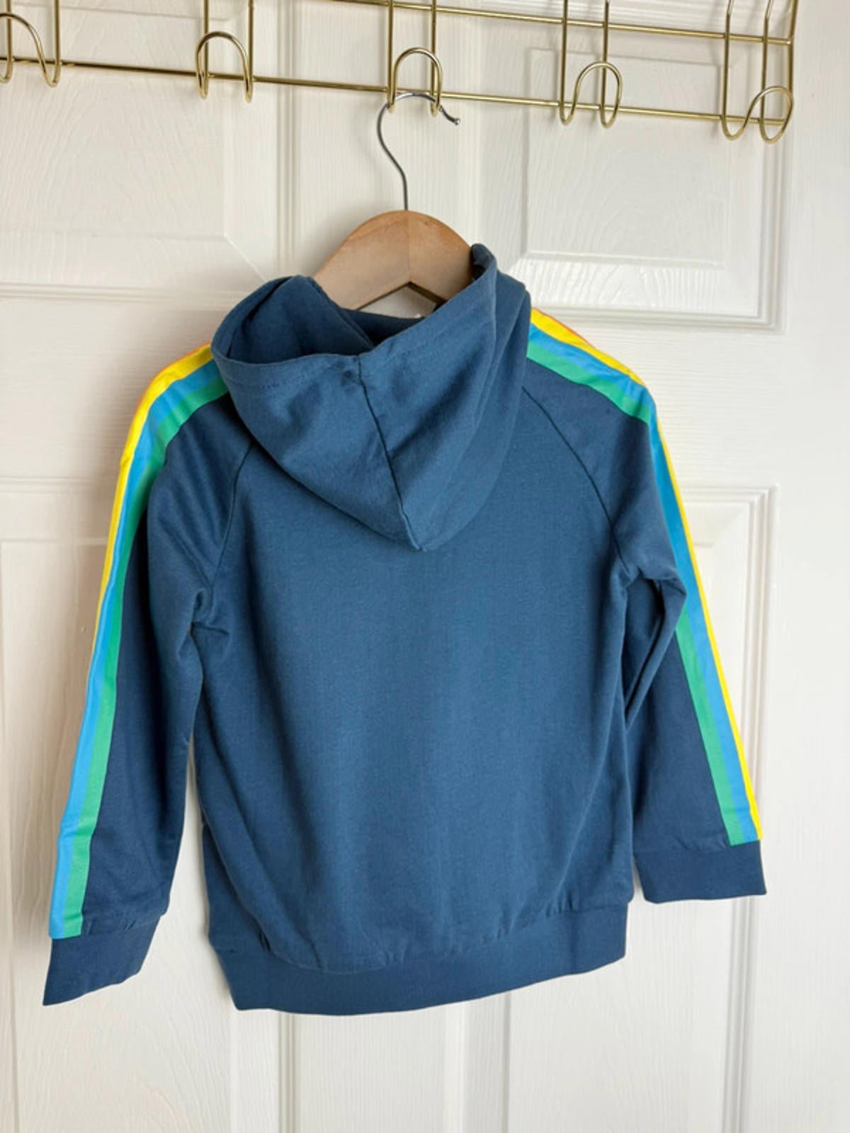 NEW Peppa Pig Navy Rainbow 100% Cotton Hoodie - Girls 3 - 4 Years - Back On The Shelves High Street Discount Outlet Online UK