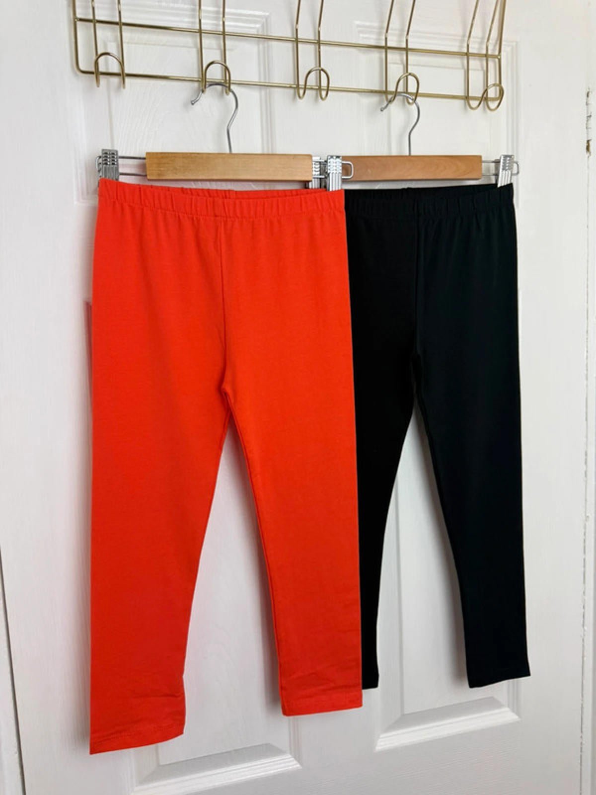 NEW Ex TU Black 2 Pack Legging Set - Girls 5 - 6 Years - Back On The Shelves High Street Discount Outlet Online UK