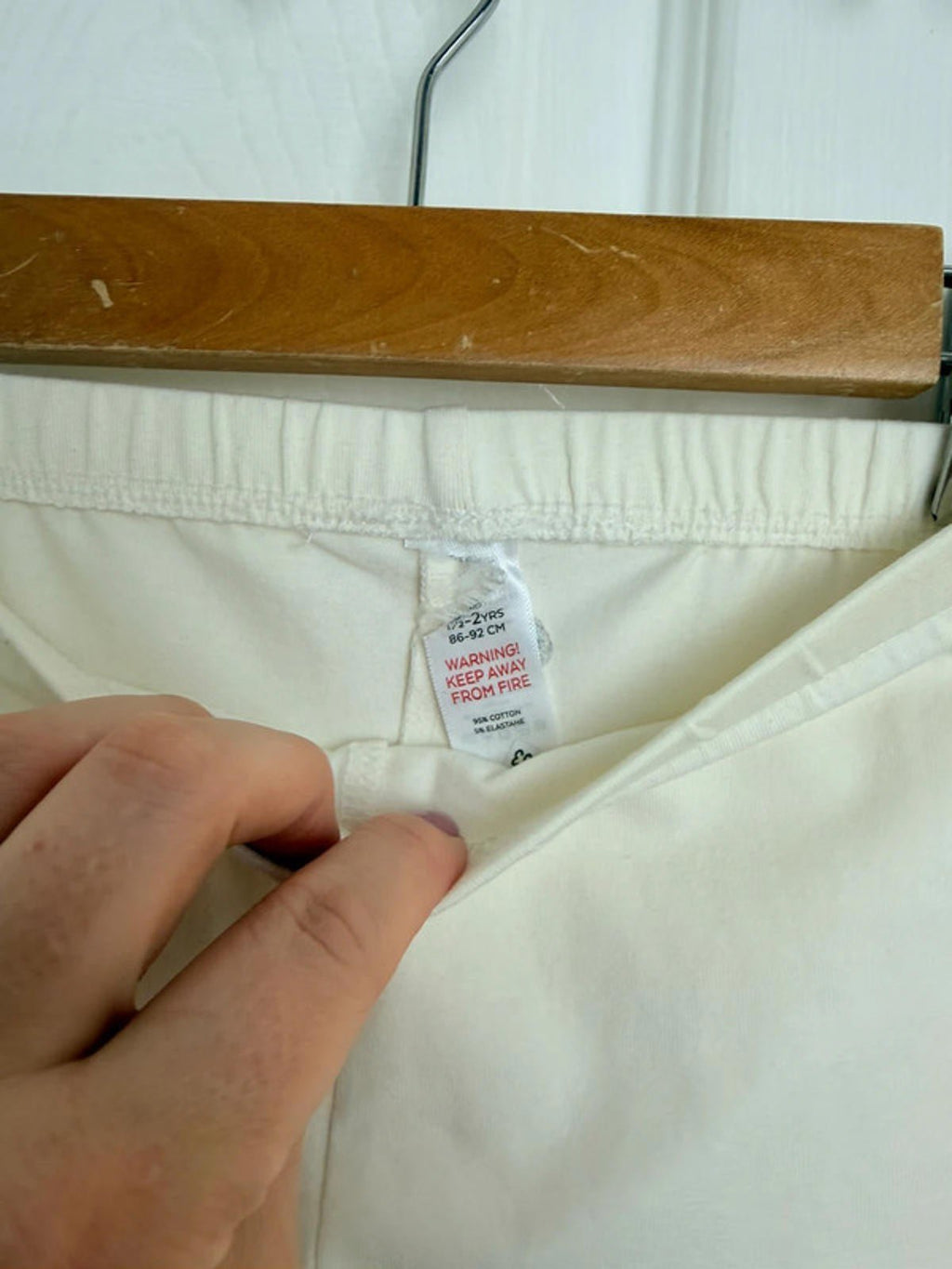 NEW Ex TU White/Cream & Orange 2 Pack Leggings Girls 1.5 - 2 Years - Back On The Shelves High Street Discount Outlet Online UK