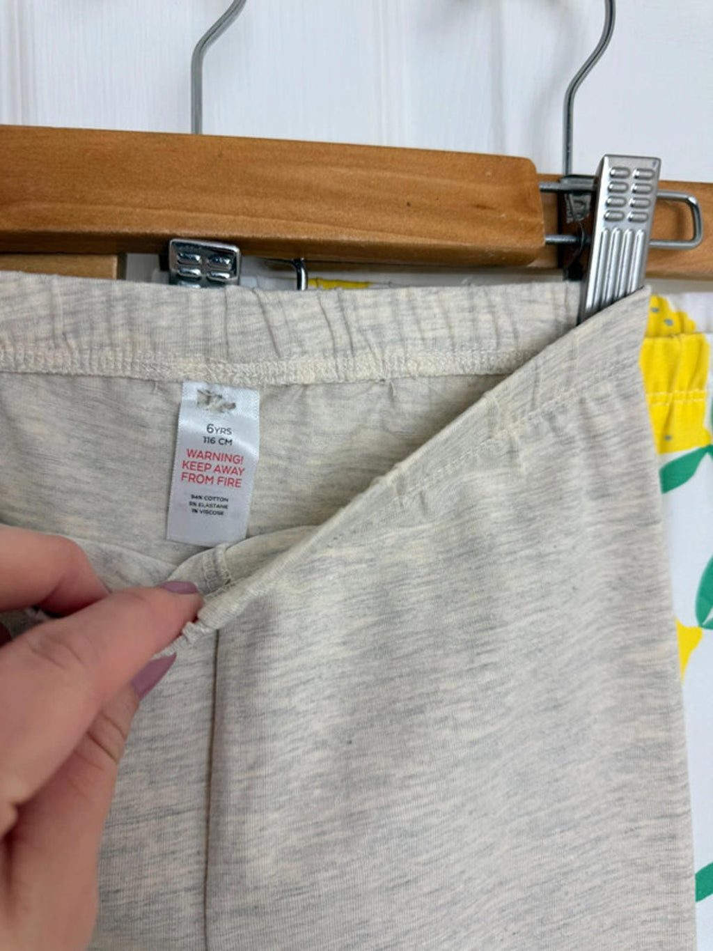 NEW Ex TU Yellow White Beige Summer Leggings Bundle Girls 6 Years - Back On The Shelves High Street Discount Outlet Online UK