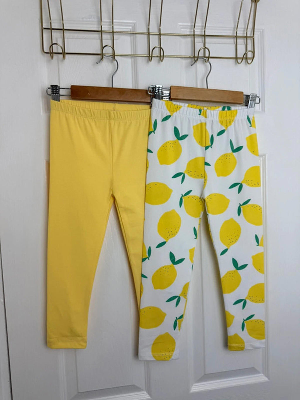 NEW Ex TU Yellow Lemon Summer Leggings Bundle Girls 6 Years - Back On The Shelves High Street Discount Outlet Online UK