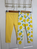 NEW Ex TU Yellow Lemon Summer Leggings Bundle Girls 6 Years - Back On The Shelves High Street Discount Outlet Online UK