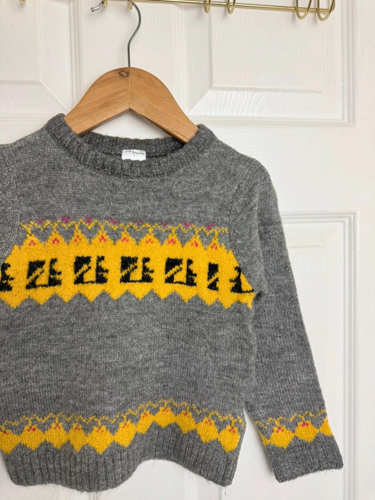 Palomino Grey Fair Isle Knitted Jumper - Boys 3 Years - Back On The Shelves High Street Discount Outlet Online UK