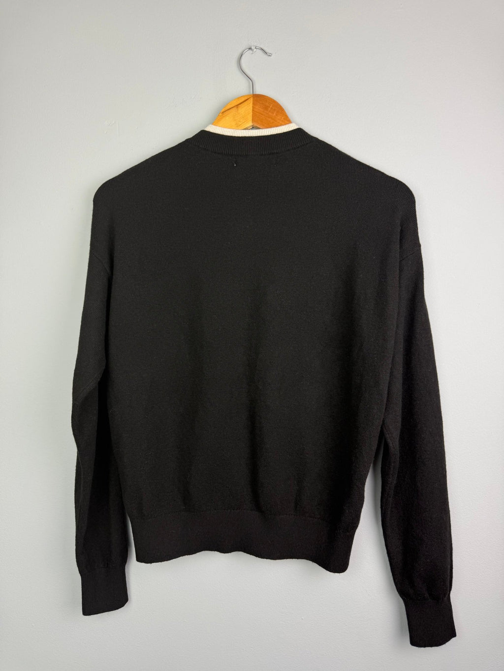 Ladies Ex MS Black White Cardigan - Size S - Back On The Shelves High Street Discount Outlet Online UK