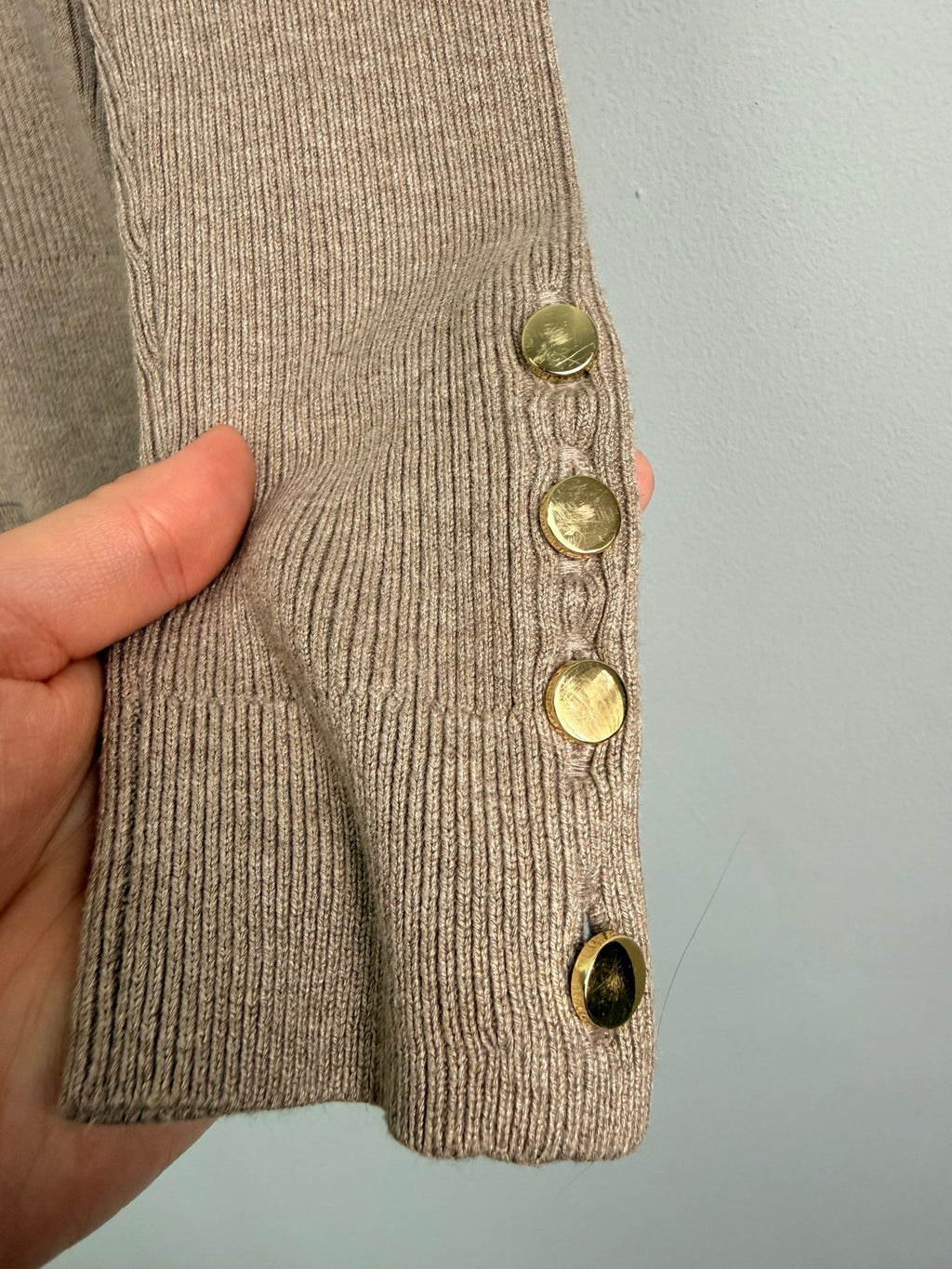 Ladies Ex MS Ribbed Long Sleeve Top - Size S - Back On The Shelves High Street Discount Outlet Online UK