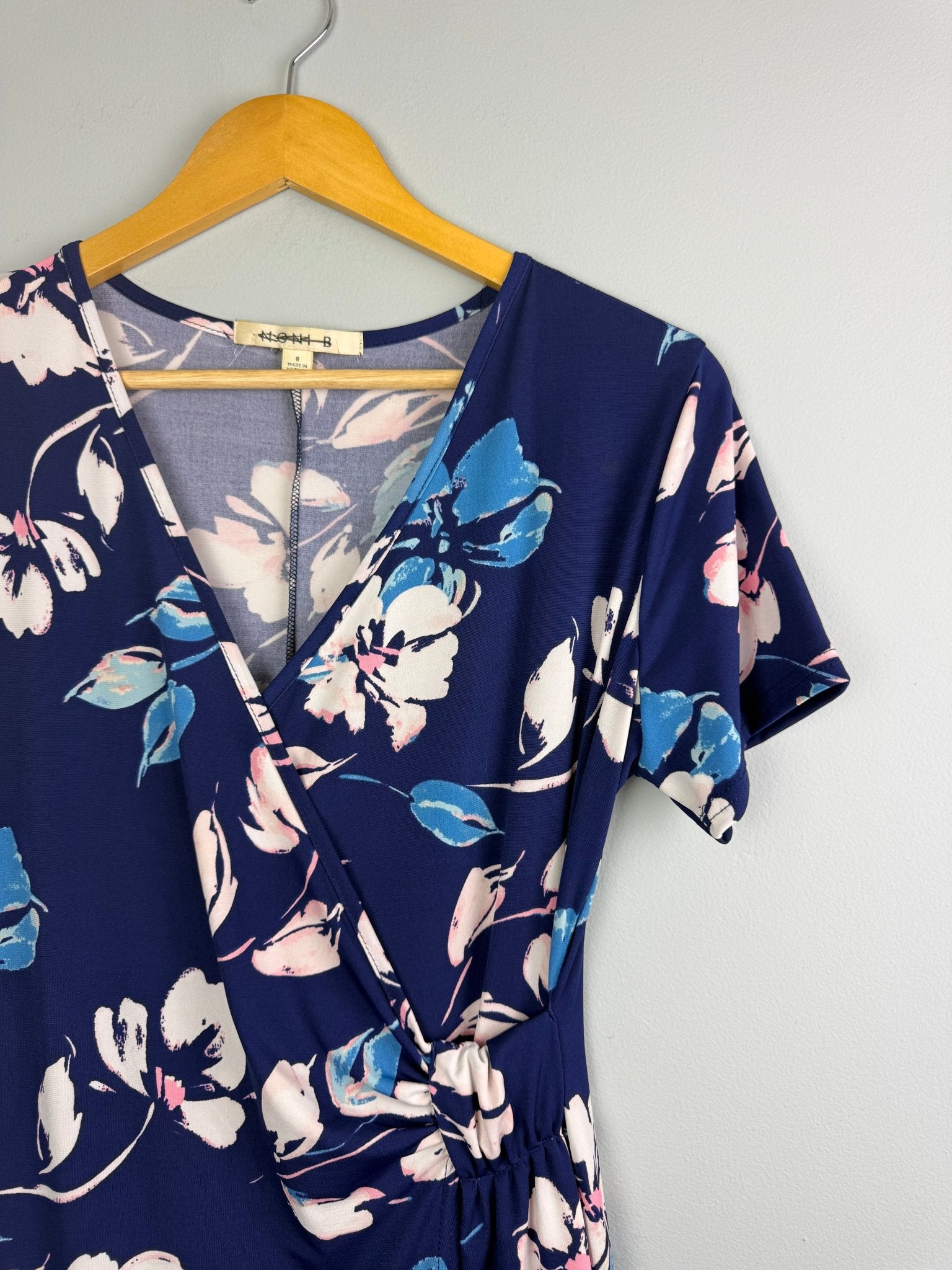 Ladies Ex NB Floral Wrap Style Dress - Sizes 8 - 18 - Back On The Shelves High Street Discount Outlet Online UK