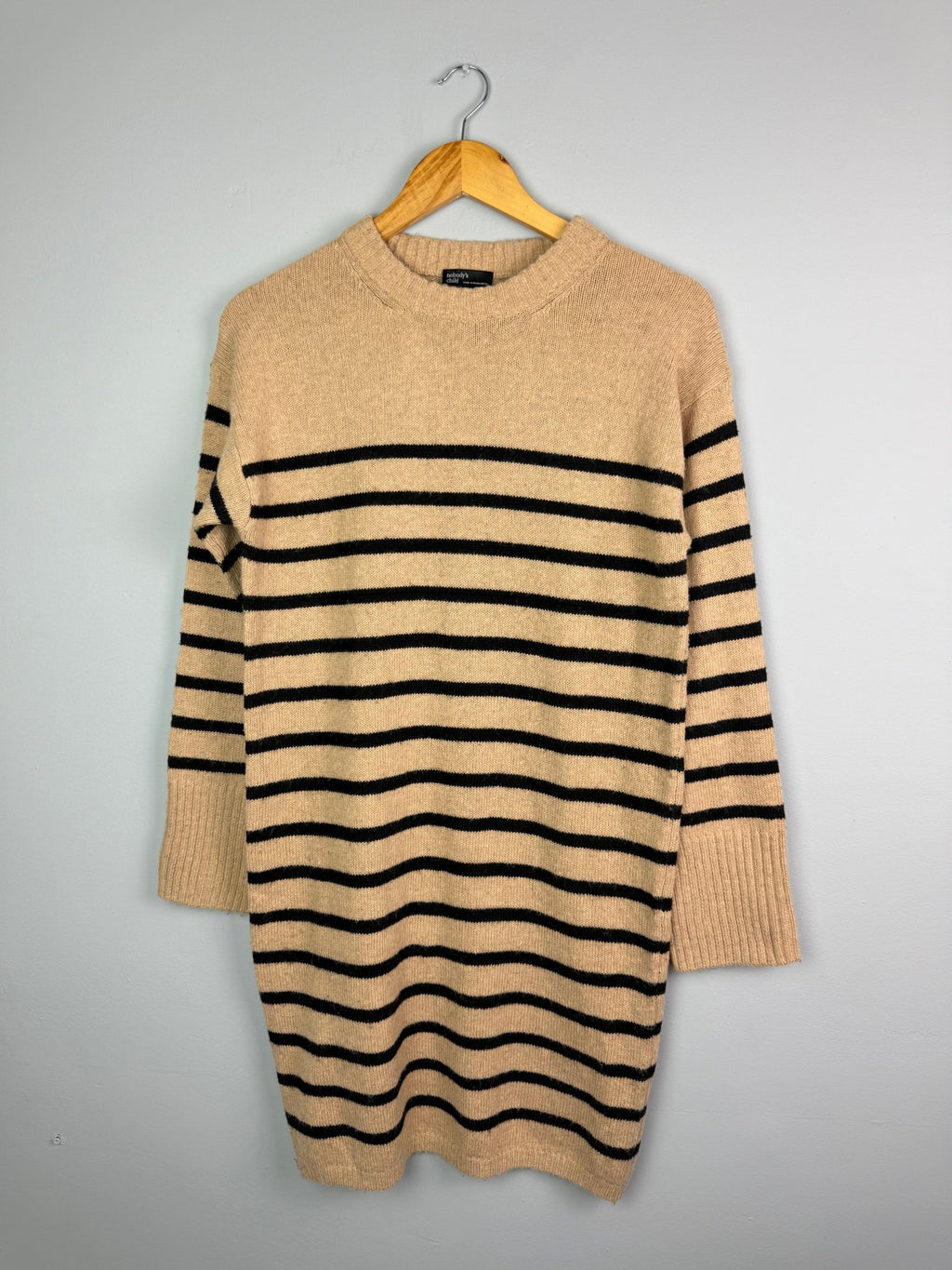 Ladies Ex NB Striped Jumper Dress - Size S - Back On The Shelves High Street Discount Outlet Online UK