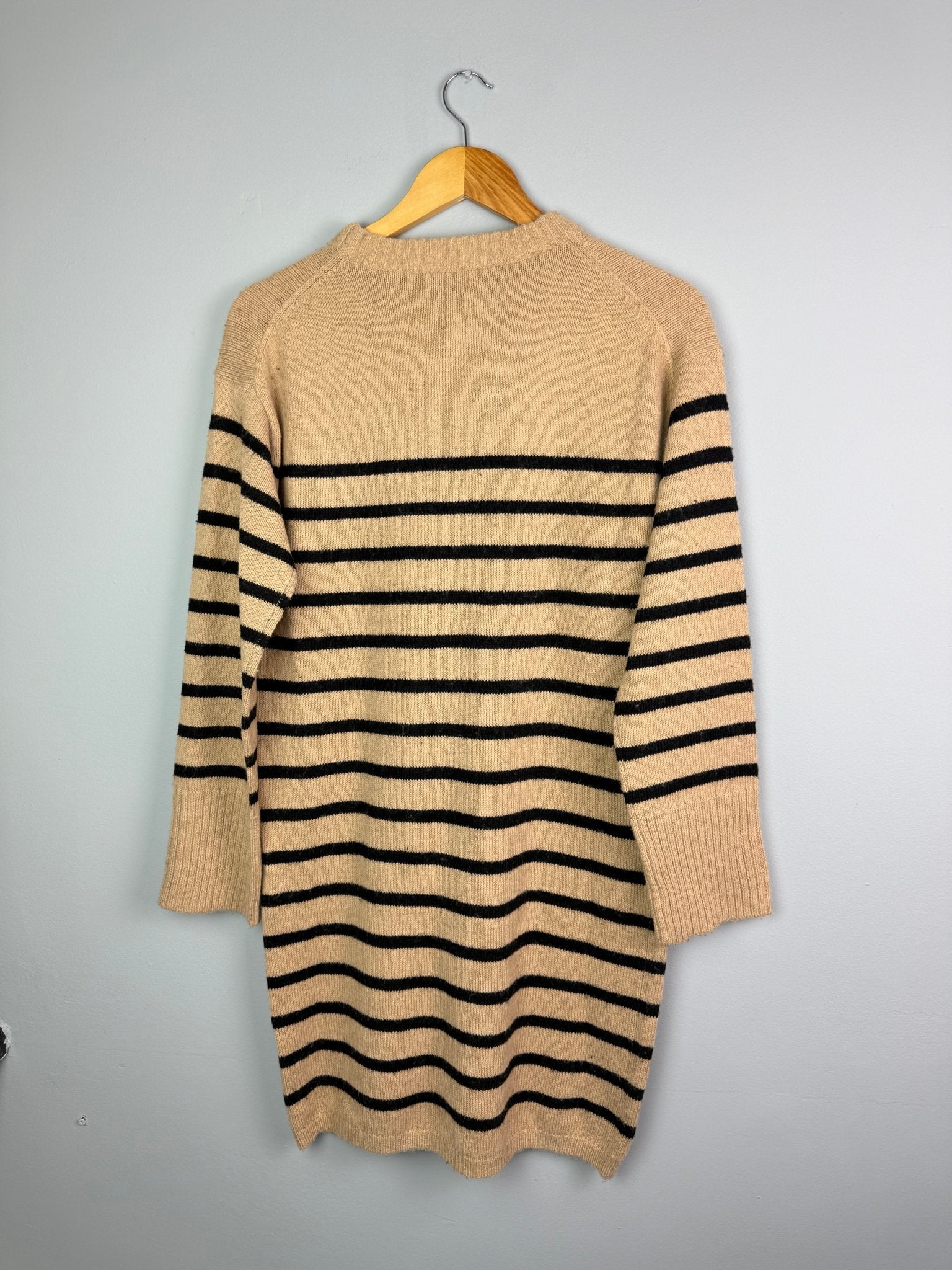 Ladies Ex NB Striped Jumper Dress - Size S - Back On The Shelves High Street Discount Outlet Online UK