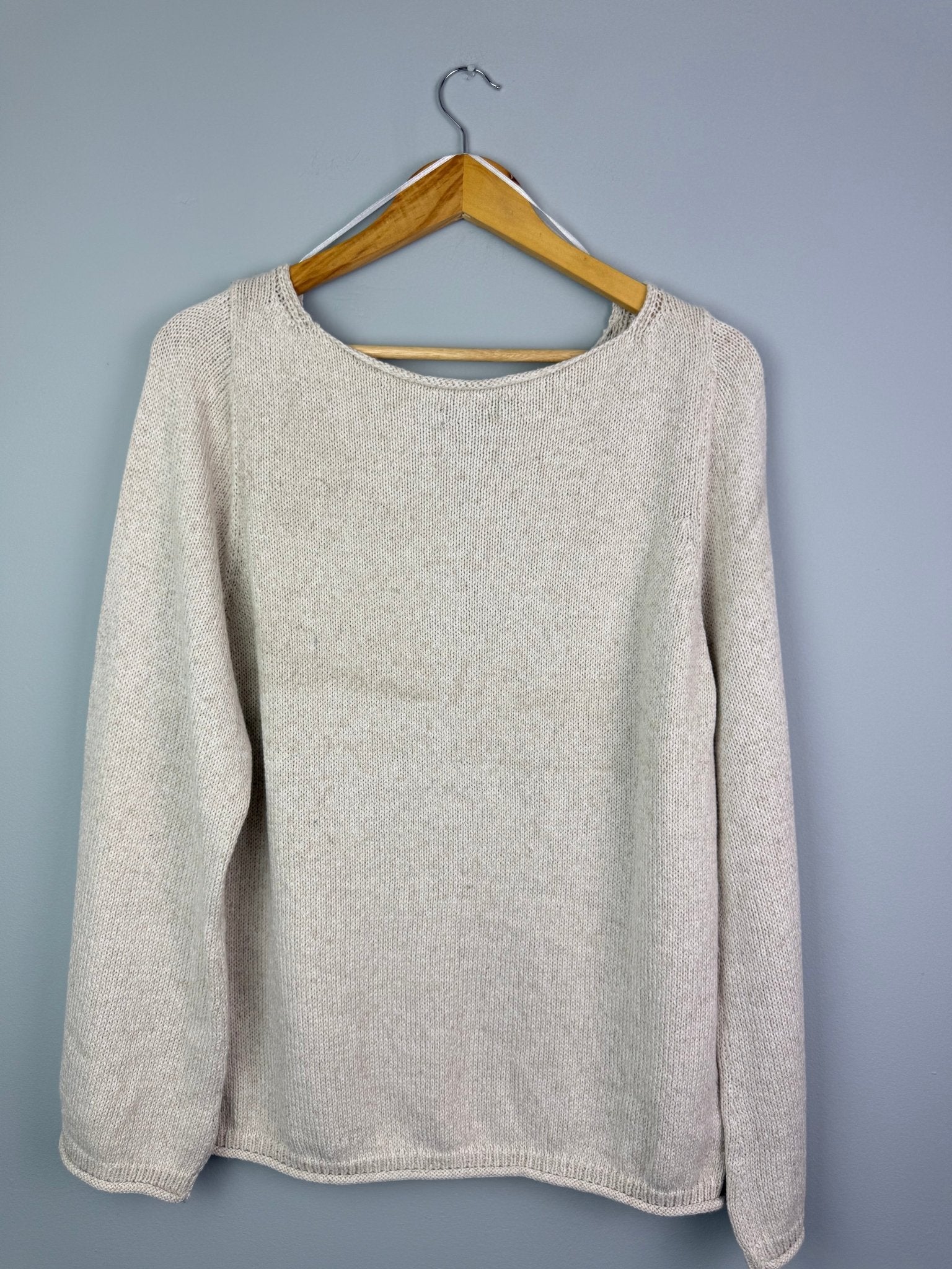 Ladies Ex NC Cream Button Cardigan - Size Large - Back On The Shelves High Street Discount Outlet Online UK