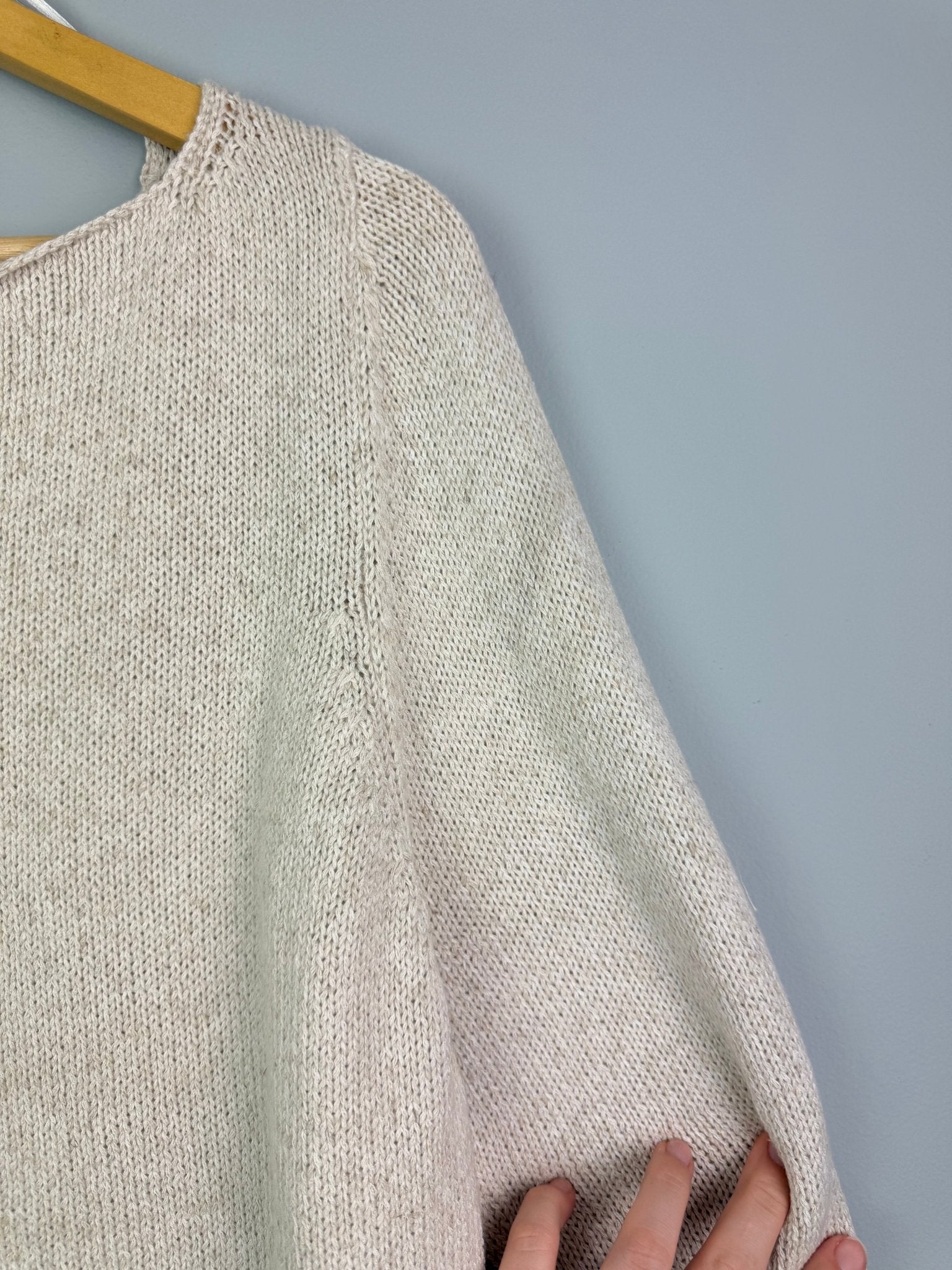 Ladies Ex NC Cream Button Cardigan - Size Large - Back On The Shelves High Street Discount Outlet Online UK