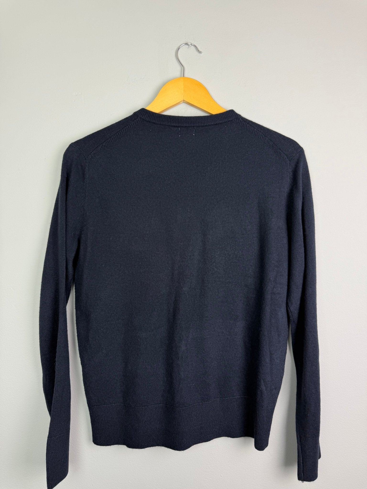 Ladies Ex RI Navy Button Cardigan - Size S - Back On The Shelves High Street Discount Outlet Online UK