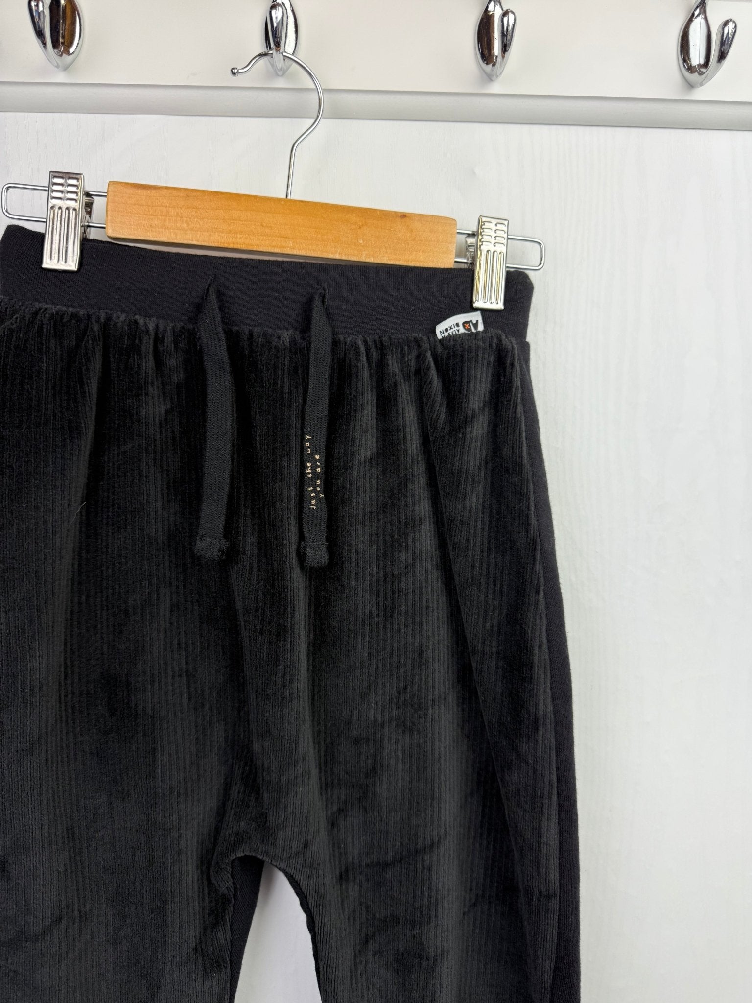 NEW Alesha Dixon Black Velour Jogging Bottoms - Girls 5 - 10 Years - Back On The Shelves High Street Discount Outlet Online UK