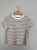 NEW Ex MS Striped Short Sleeve Top - Girls 2 - 16 Years - Back On The Shelves High Street Discount Outlet Online UK