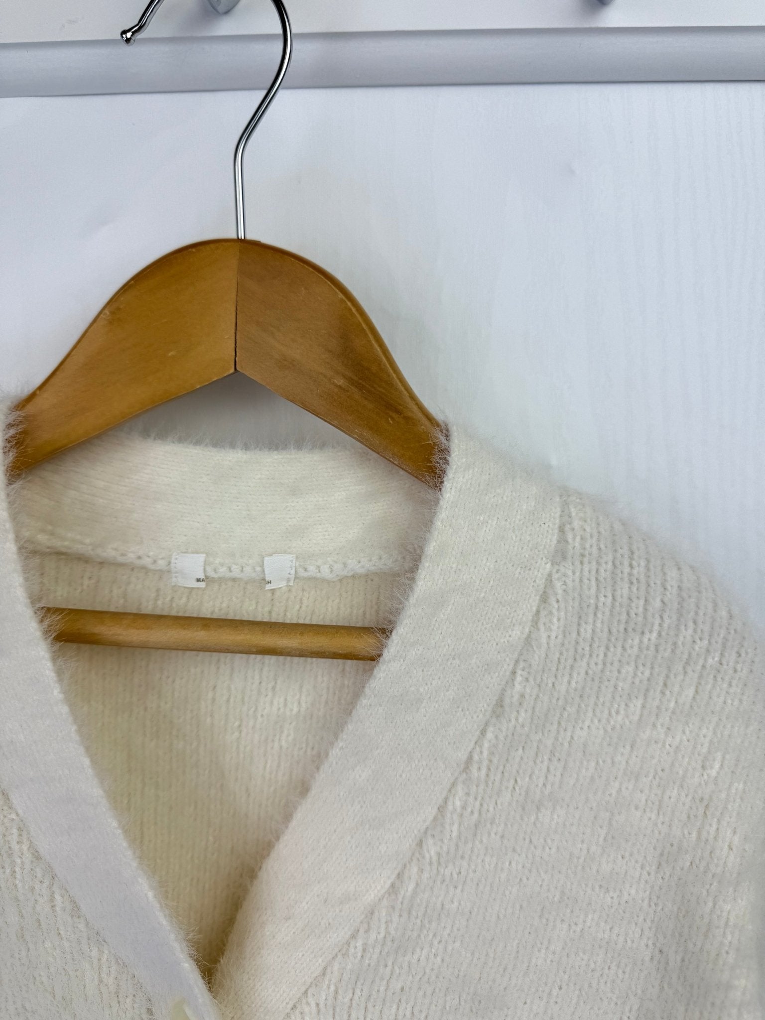 NEW Ex N*xt Cream Cropped Fluffy Cardigan - Girls 3 - 9 Years - Back On The Shelves High Street Discount Outlet Online UK