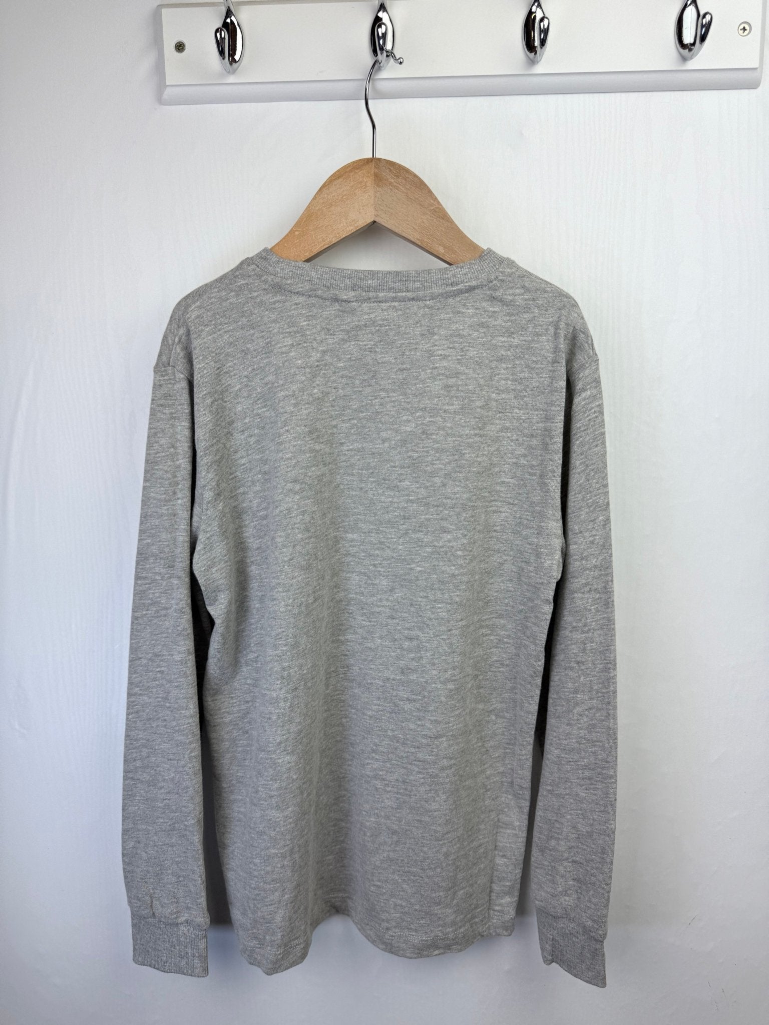 NEW NXT Long Sleeve Grey Top - Boys 8 - 16 Years - Back On The Shelves High Street Discount Outlet Online UK