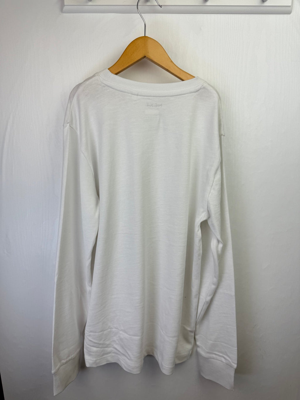NEW NXT White Long Sleeve Top - Boys 10 - 16 Years - Back On The Shelves High Street Discount Outlet Online UK