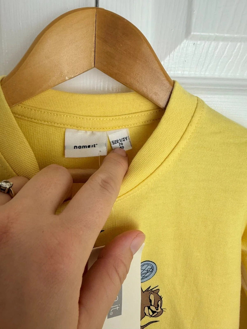 NEW Tom & Jerry Yellow Spotty Sweater 1 - 5 Years - Back On The Shelves High Street Discount Outlet Online UK