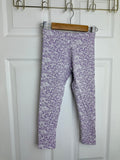 NEW Purple Ditsy Floral Leggings - Girls 5 Years - Back On The Shelves High Street Discount Outlet Online UK