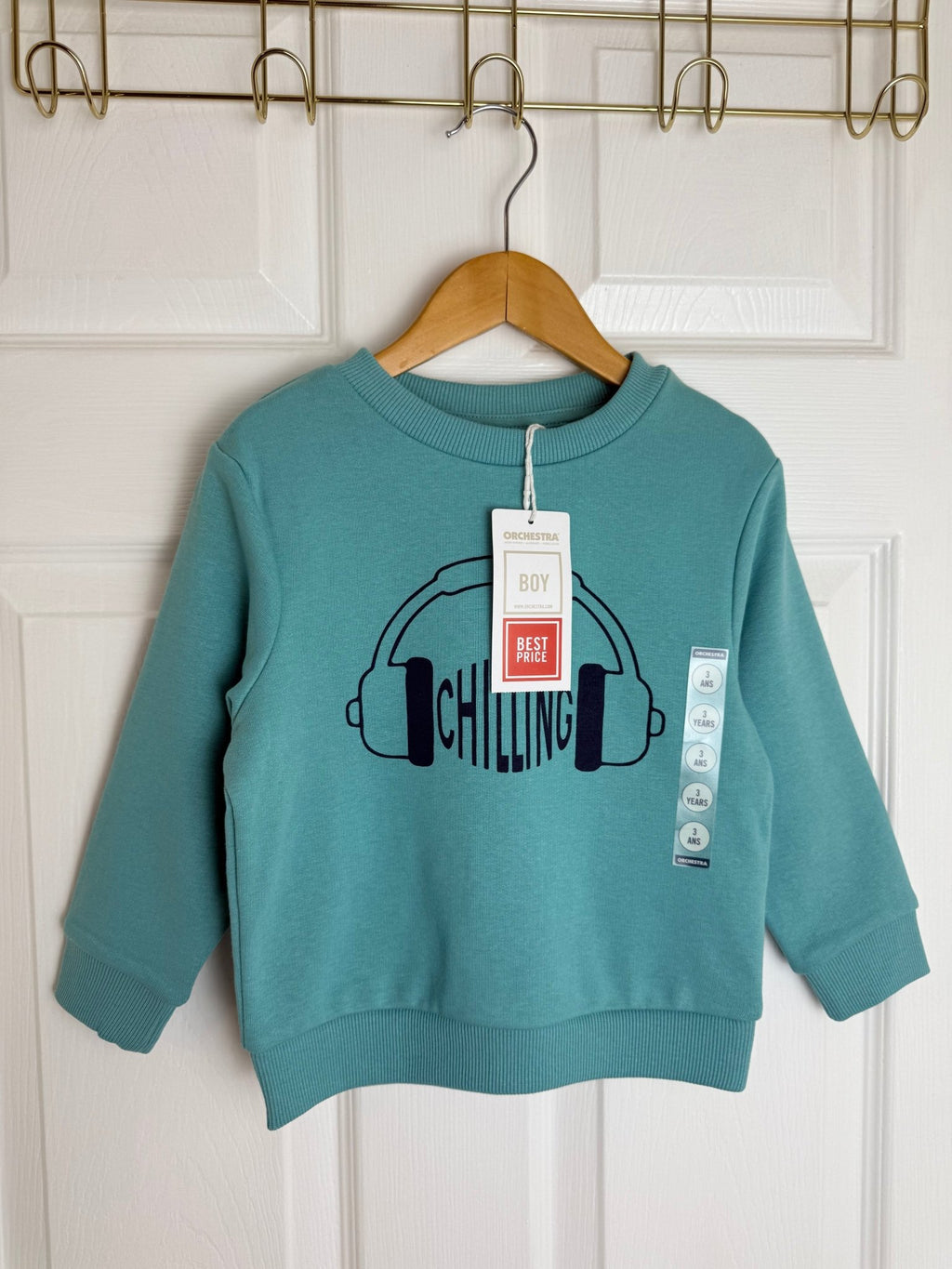NEW Chilling Pullover Sweater - Boys 3 - 14 Years - Back On The Shelves High Street Discount Outlet Online UK