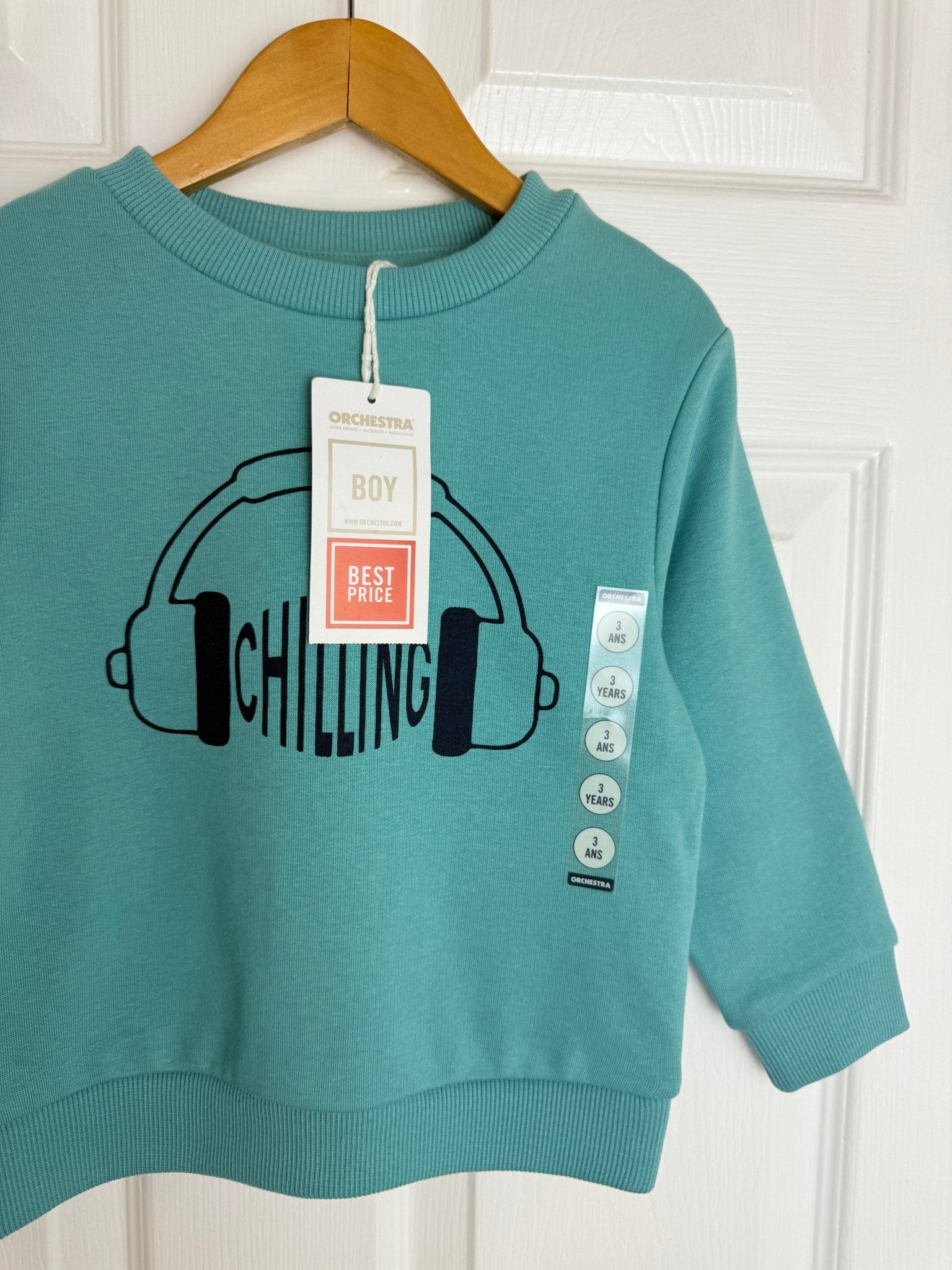 NEW Chilling Pullover Sweater - Boys 3 - 14 Years - Back On The Shelves High Street Discount Outlet Online UK