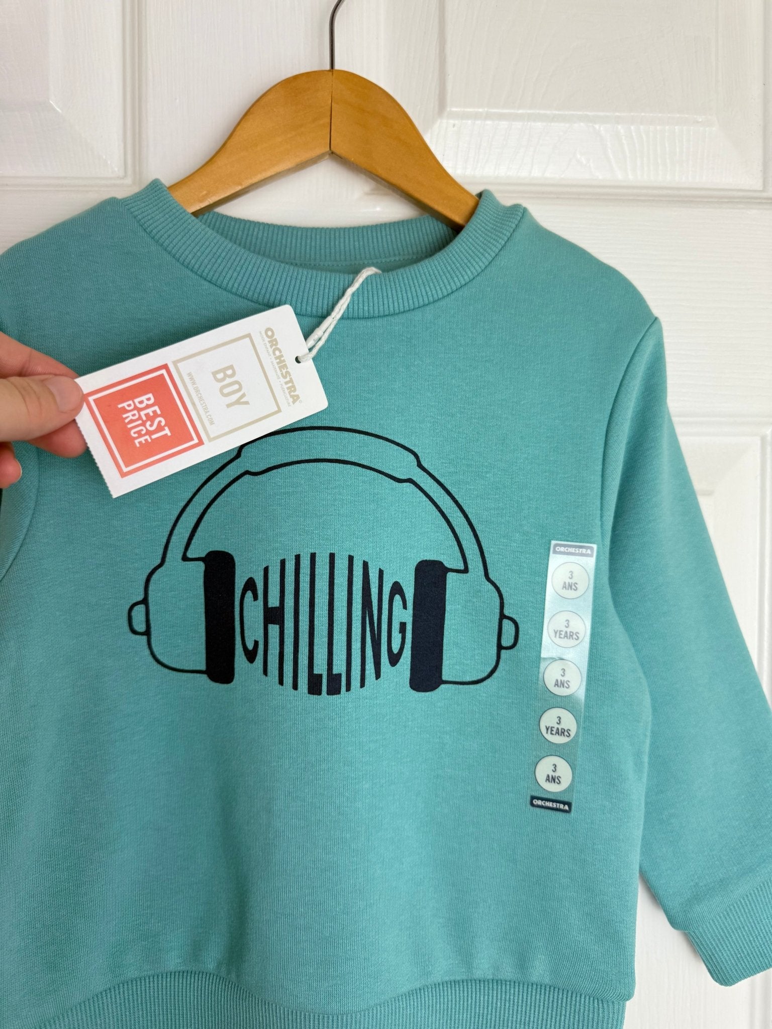 NEW Chilling Pullover Sweater - Boys 3 - 14 Years - Back On The Shelves High Street Discount Outlet Online UK