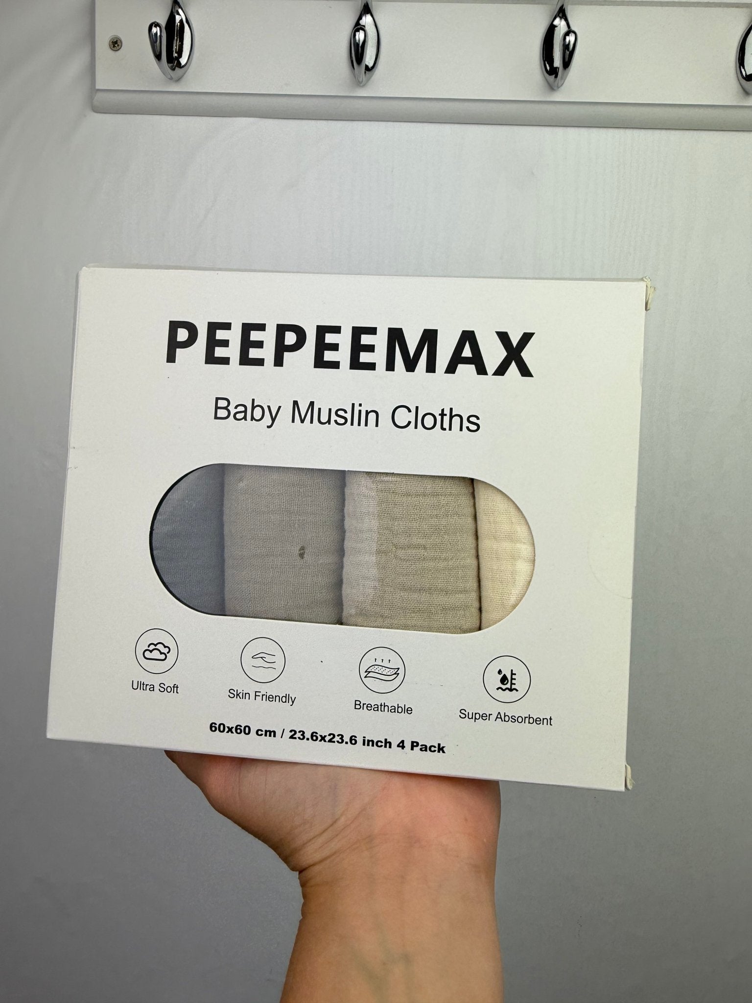 NEW PeePeeMax Muslin Cloths - Back On The Shelves High Street Discount Outlet Online UK