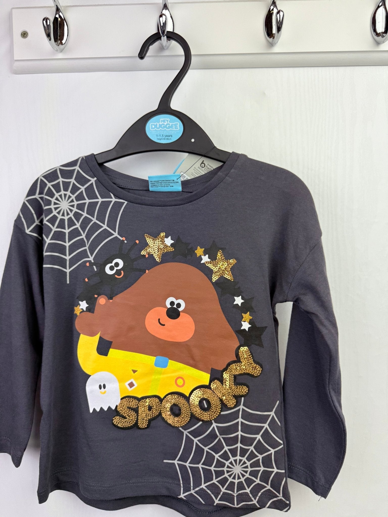 NEW Hey Duggee Halloween Top - Unisex 1 - 5 Years - Back On The Shelves High Street Discount Outlet Online UK