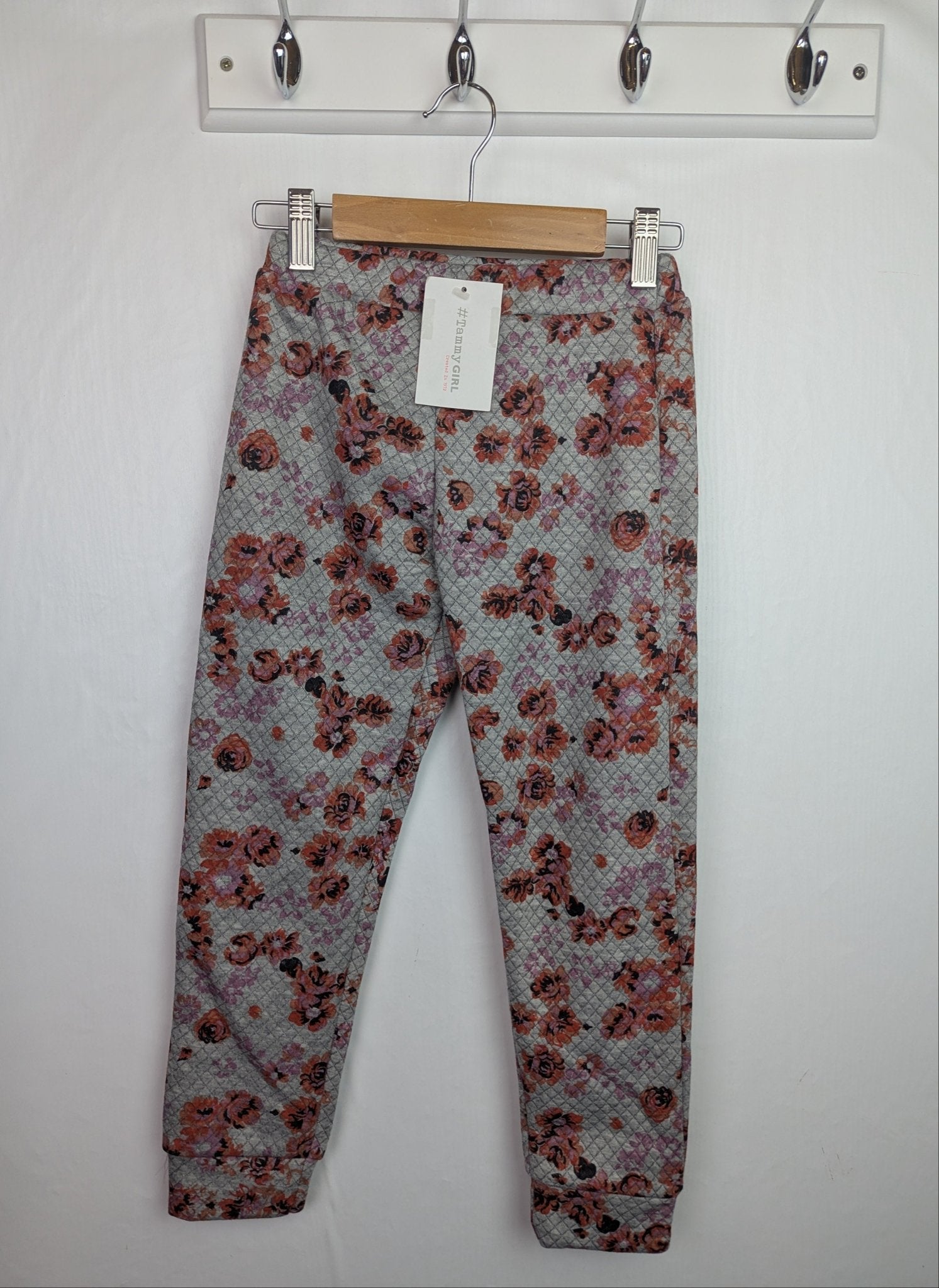 NWOT's Tammy Girl Grey Floral Leggings - Girls 15 - 16 Years - Back On The Shelves High Street Discount Outlet Online UK