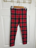 NEW NXT Red Plaid Leggings - Girls 10 Years - Back On The Shelves High Street Discount Outlet Online UK
